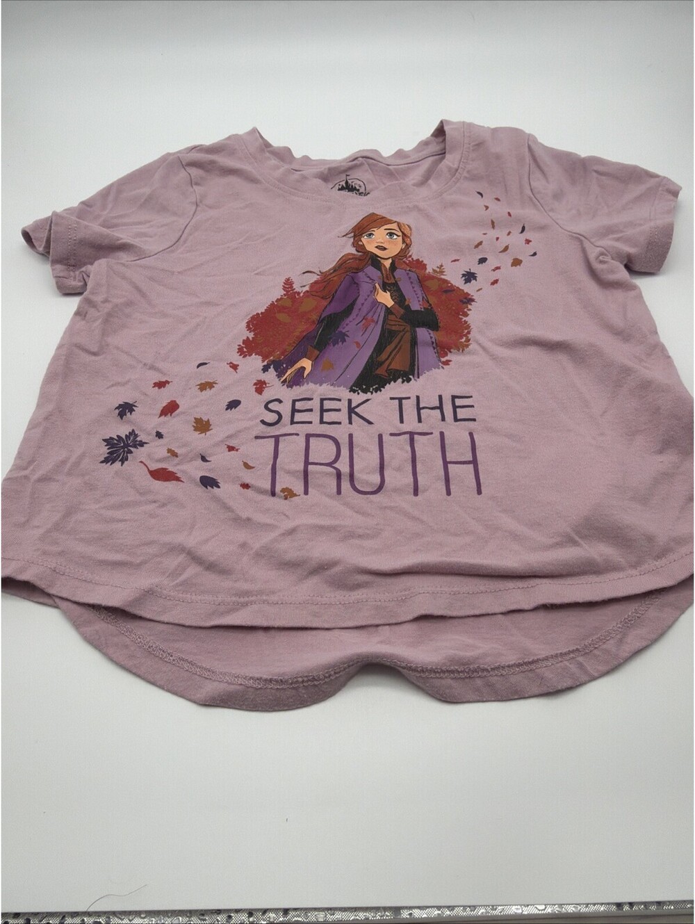 Disney Parks Frozen Seek The Truth Kids Shirt Size X-Small